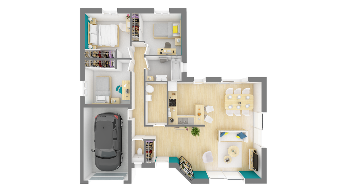 Programme terrain + maison à Digne-les-Bains en Alpes-de-Haute-Provence (04) de 705 m² à vendre au prix de 285103€ - 4