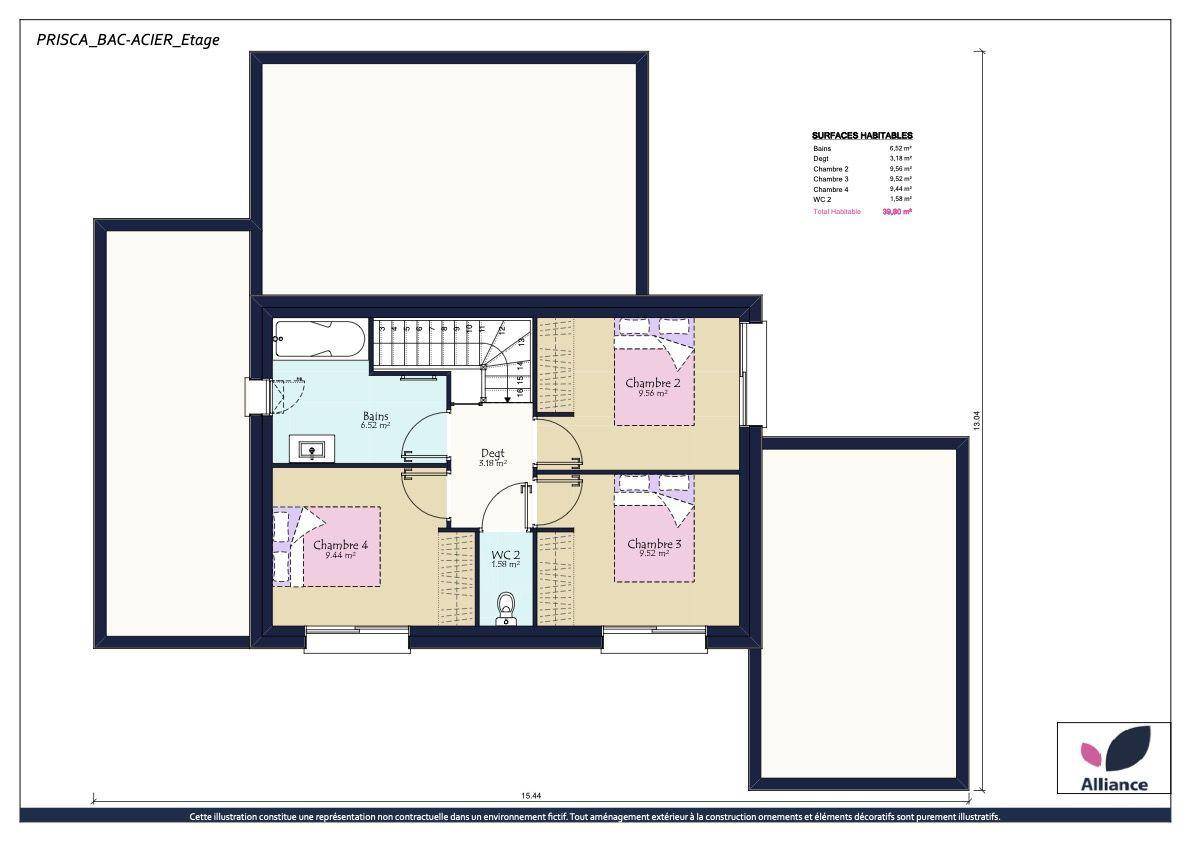 Programme terrain + maison à Saint-Léger-de-Linières en Maine-et-Loire (49) de 529 m² à vendre au prix de 362770€ - 4