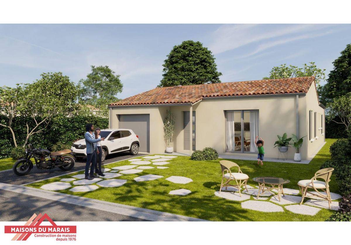 Programme terrain + maison à Largeasse en Deux-Sèvres (79) de 758 m² à vendre au prix de 176119€ - 1