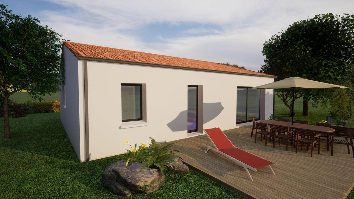 Programme terrain + maison à La Marne en Loire-Atlantique (44) de 870 m² à vendre au prix de 238750€ - 2