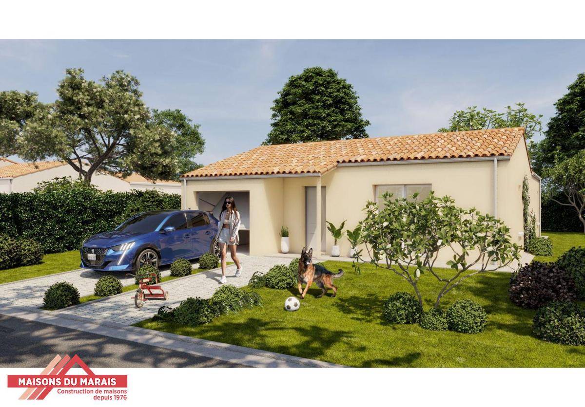 Programme terrain + maison à Clessé en Deux-Sèvres (79) de 600 m² à vendre au prix de 173714€ - 1