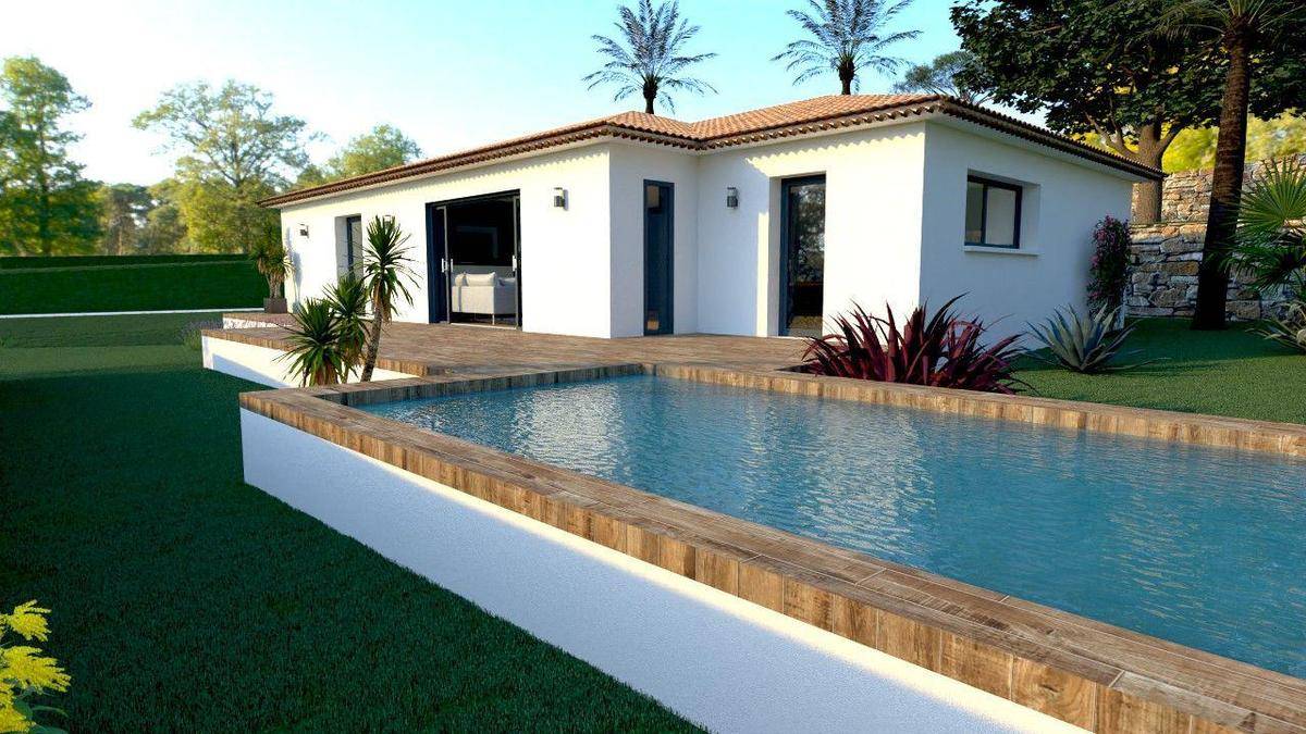 Programme terrain + maison à Roquebrune-sur-Argens en Var (83) de 600 m² à vendre au prix de 480000€ - 1