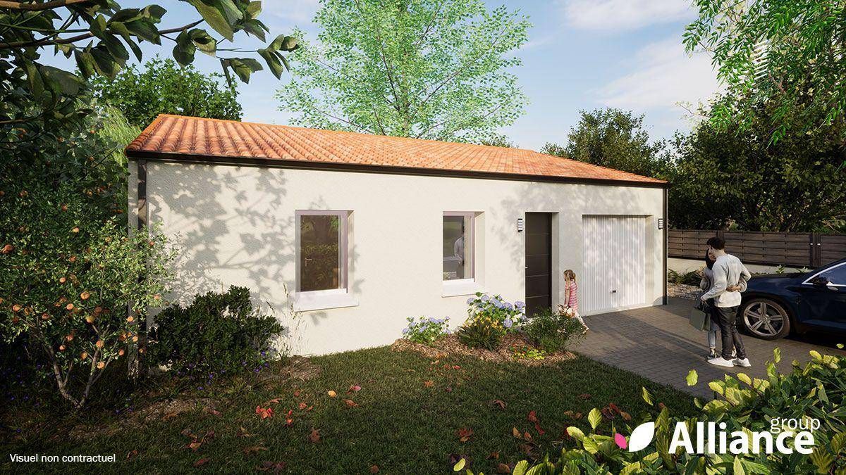 Programme terrain + maison à Le Champ-Saint-Père en Vendée (85) de 950 m² à vendre au prix de 213292€ - 1