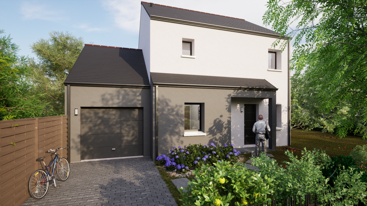 Programme terrain + maison à Saint-Barthélemy-d'Anjou en Maine-et-Loire (49) de 315 m² à vendre au prix de 302780€ - 1