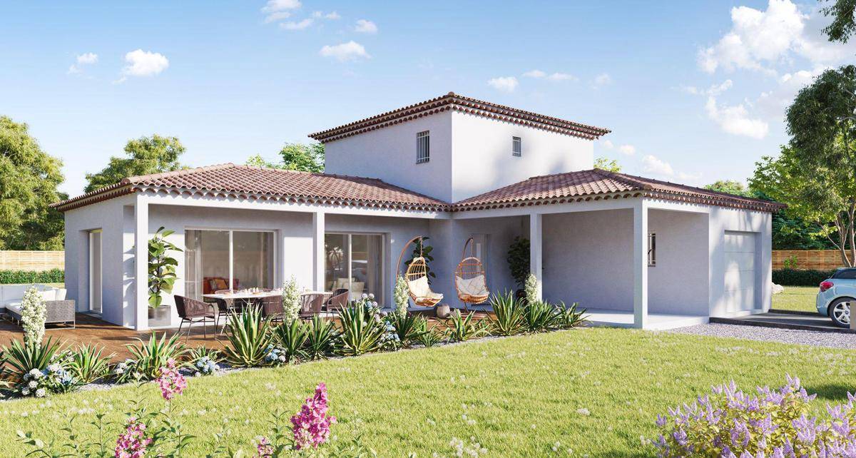 Programme terrain + maison à La Crau en Var (83) de 1518 m² à vendre au prix de 682000€ - 2