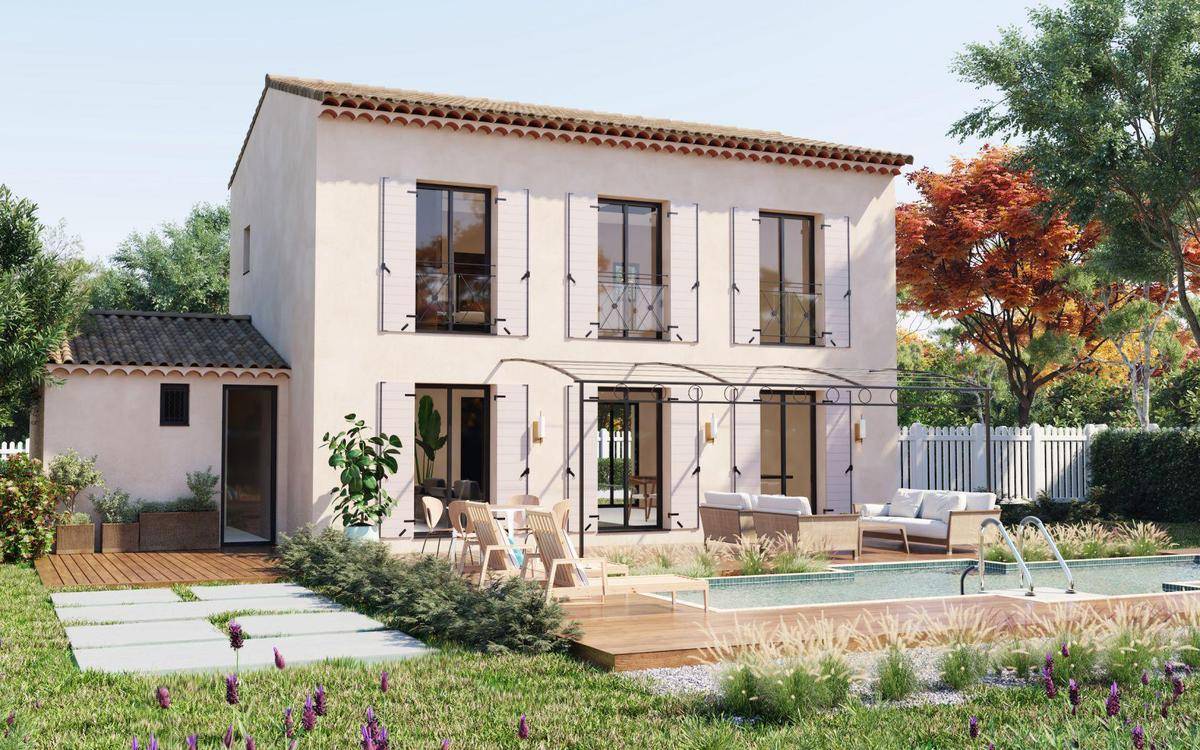 Programme terrain + maison à La Bouilladisse en Bouches-du-Rhône (13) de 700 m² à vendre au prix de 518000€ - 1