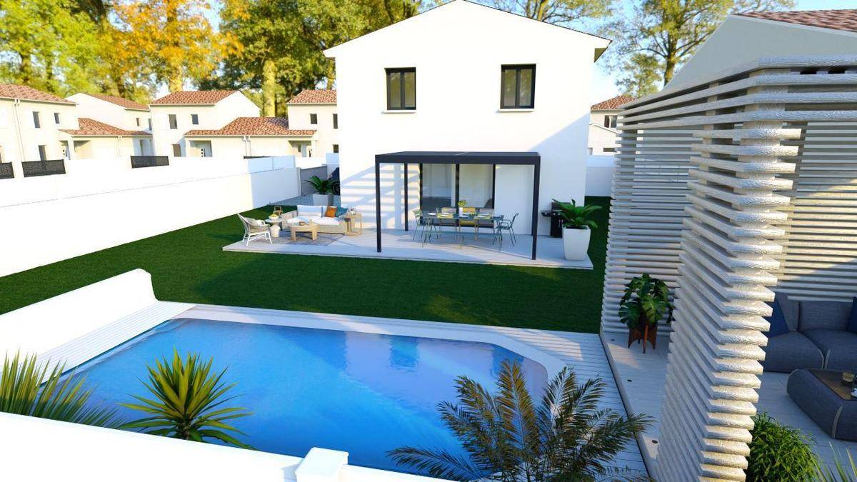 Programme terrain + maison à Marignane en Bouches-du-Rhône (13) de 420 m² à vendre au prix de 438022€ - 1