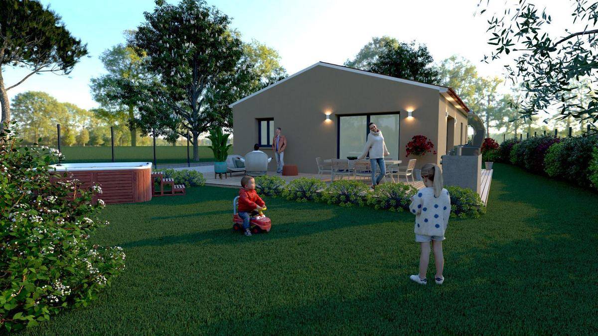 Programme terrain + maison à Marignane en Bouches-du-Rhône (13) de 450 m² à vendre au prix de 389900€ - 1