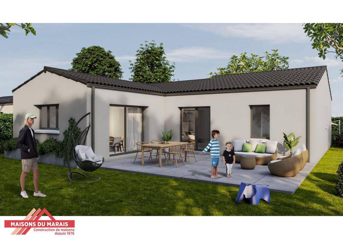 Programme terrain + maison à Yzernay en Maine-et-Loire (49) de 546 m² à vendre au prix de 207492€ - 2