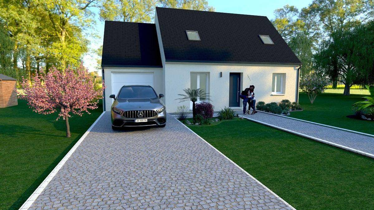 Programme terrain + maison à Flers-sur-Noye en Somme (80) de 573 m² à vendre au prix de 202400€ - 2