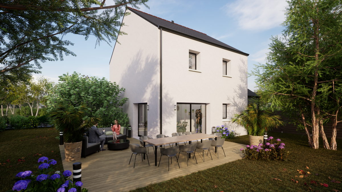 Programme terrain + maison à Saint-Lambert-la-Potherie en Maine-et-Loire (49) de 352 m² à vendre au prix de 227955€ - 3