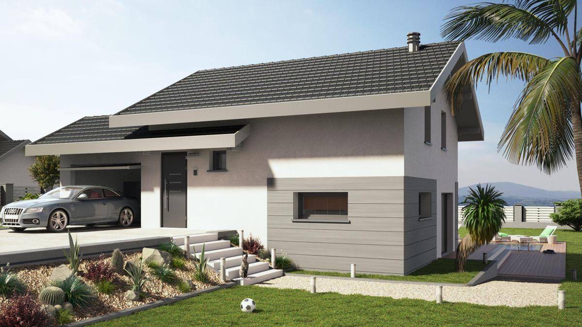 Programme terrain + maison à Les Villards-sur-Thônes en Haute-Savoie (74) de 850 m² à vendre au prix de 597000€ - 1