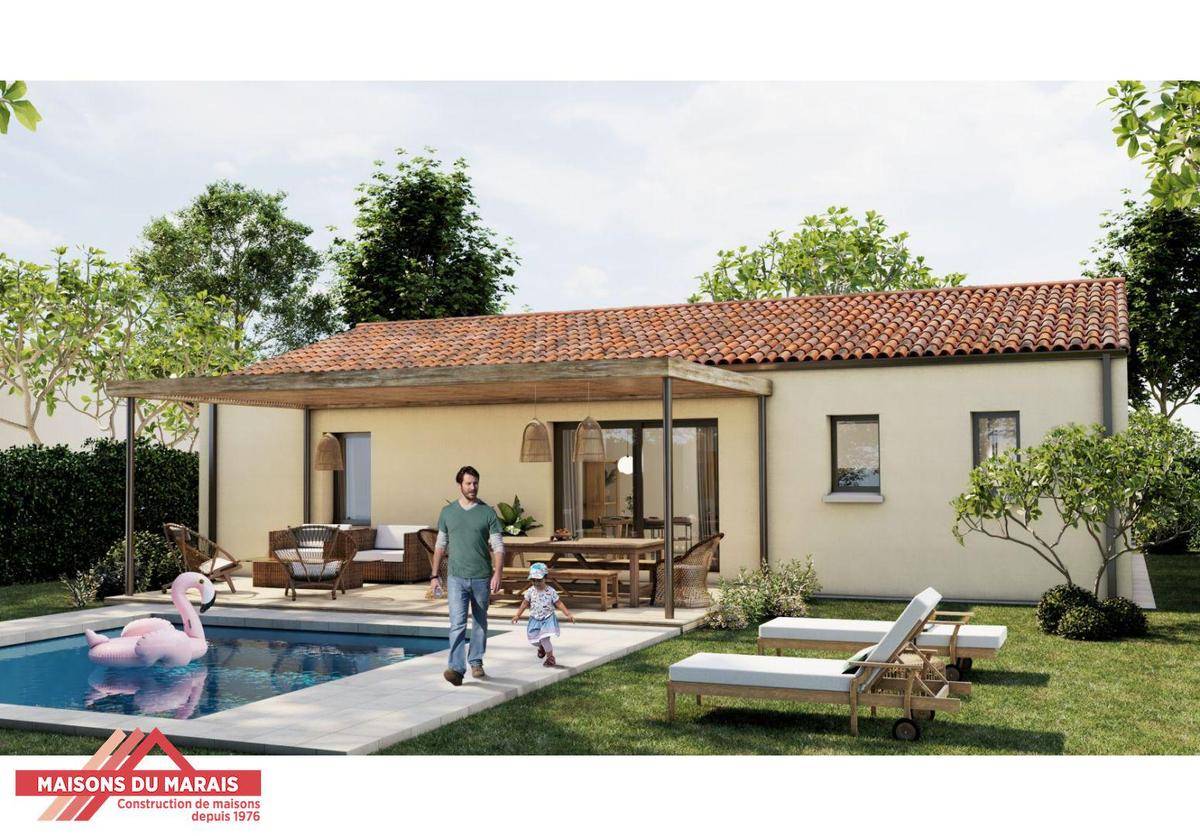 Programme terrain + maison à Nueil-les-Aubiers en Deux-Sèvres (79) de 967 m² à vendre au prix de 180019€ - 2