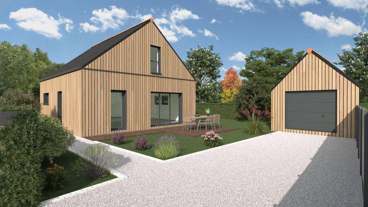 Programme terrain + maison à Saint-André-des-Eaux en Loire-Atlantique (44) de 400 m² à vendre au prix de 417000€ - 2