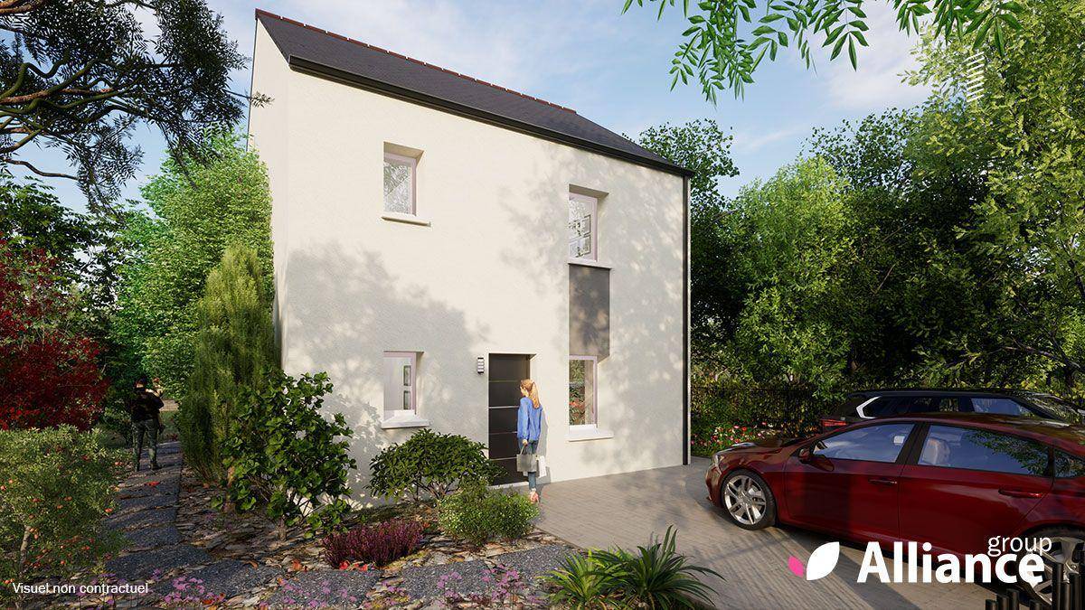 Programme terrain + maison à Sarrigné en Maine-et-Loire (49) de 918 m² à vendre au prix de 308267€ - 1