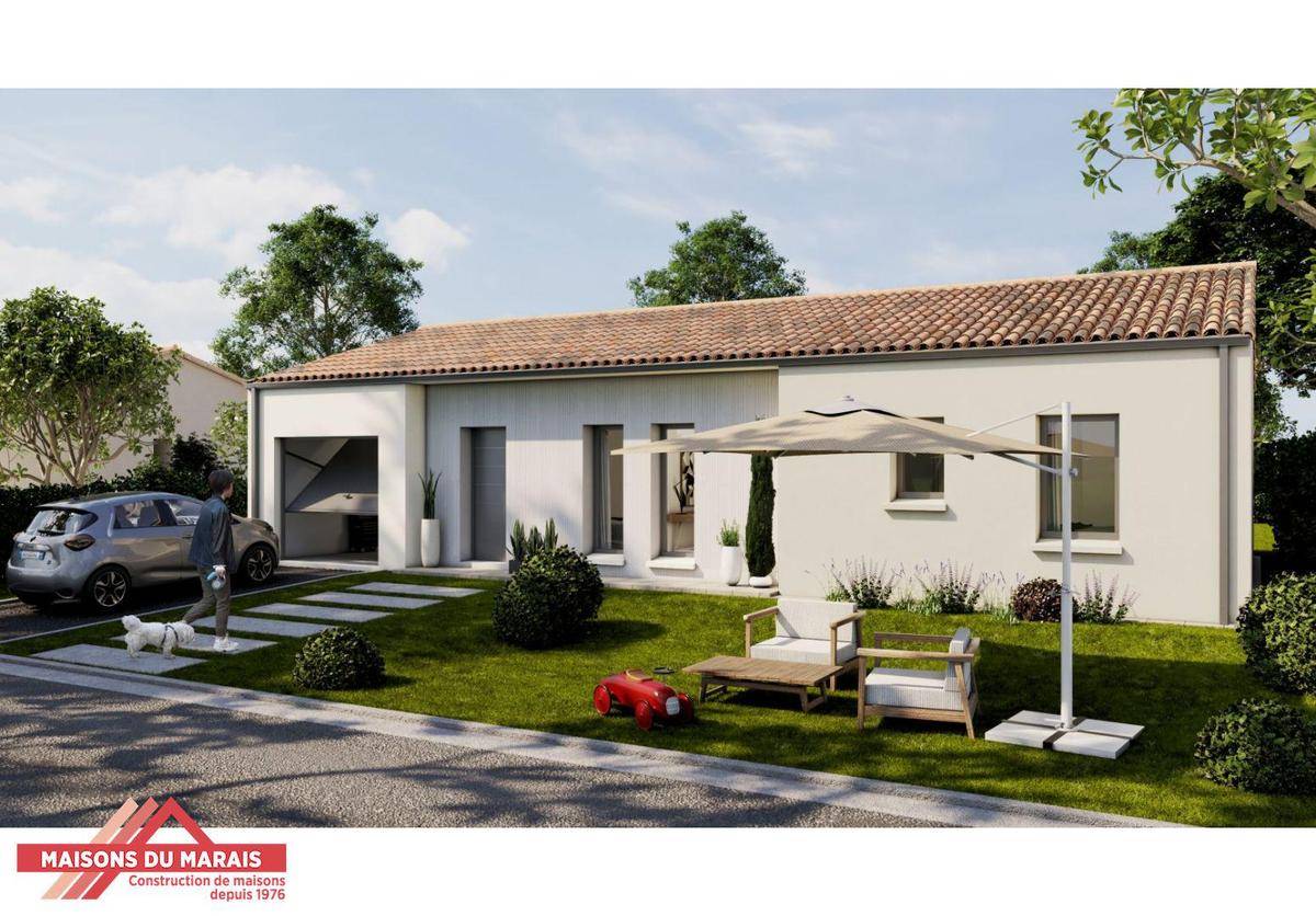 Programme terrain + maison à La Forêt-sur-Sèvre en Deux-Sèvres (79) de 709 m² à vendre au prix de 178556€ - 1