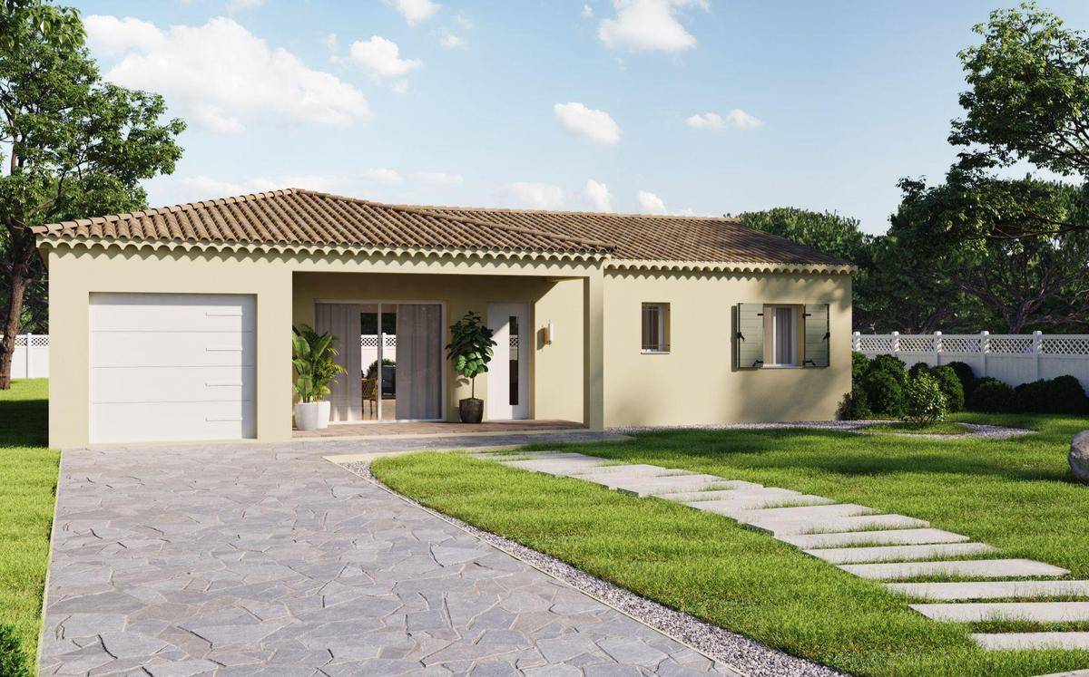 Programme terrain + maison à Charleval en Bouches-du-Rhône (13) de 556 m² à vendre au prix de 317700€ - 2