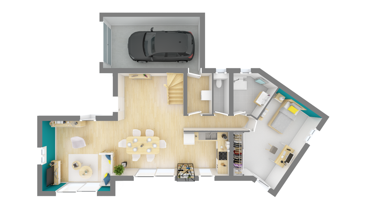 Programme terrain + maison à Salon-de-Provence en Bouches-du-Rhône (13) de 580 m² à vendre au prix de 444855€ - 2