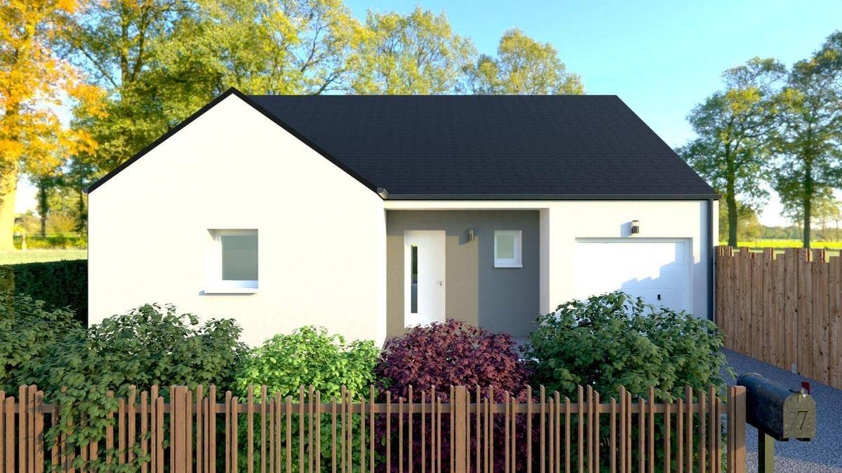 Programme terrain + maison à Arzal en Morbihan (56) de 393 m² à vendre au prix de 246614€ - 1