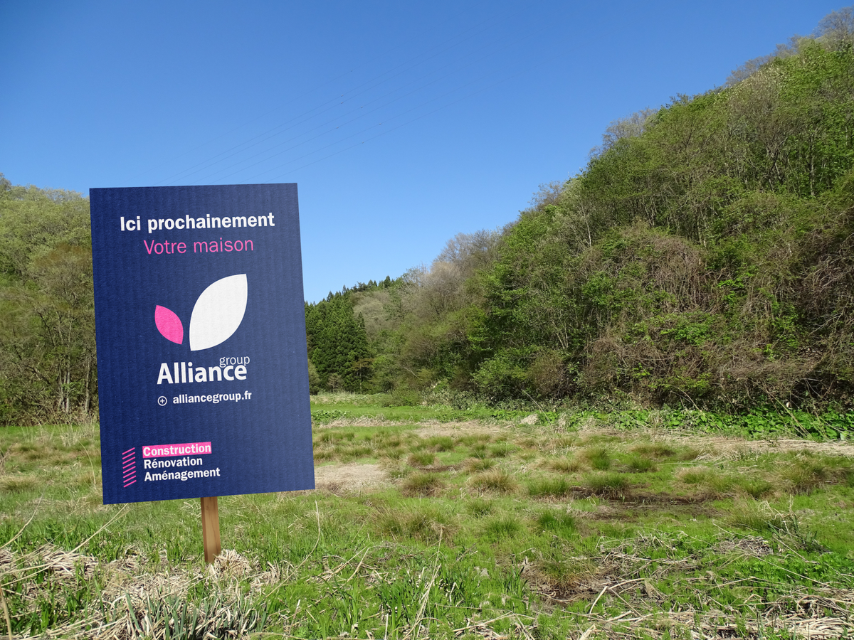 Terrain seul à Arzal en Morbihan (56) de 442 m² à vendre au prix de 59670€ - 1