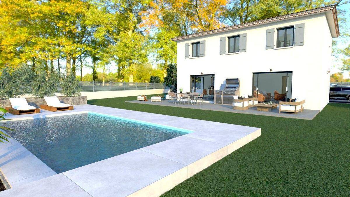 Programme terrain + maison à Ventabren en Bouches-du-Rhône (13) de 1429 m² à vendre au prix de 661000€ - 1