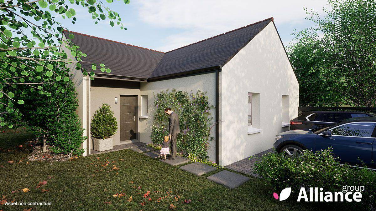 Programme terrain + maison à Chemillé-en-Anjou en Maine-et-Loire (49) de 750 m² à vendre au prix de 208412€ - 1