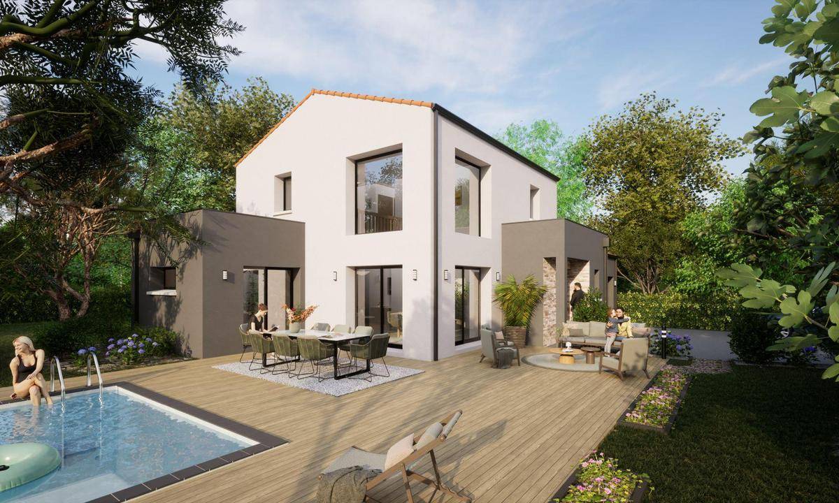Programme terrain + maison à Tiffauges en Vendée (85) de 1235 m² à vendre au prix de 372570€ - 2