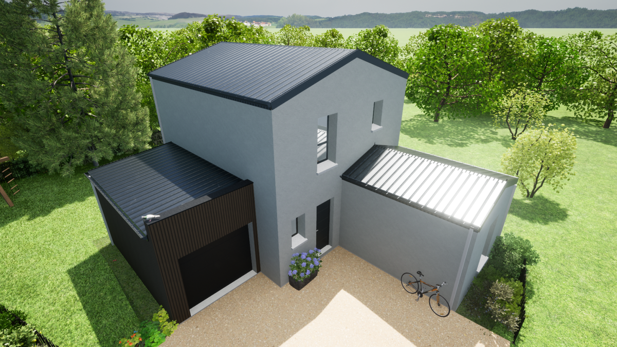 Programme terrain + maison à Saint-Barthélemy-d'Anjou en Maine-et-Loire (49) de 304 m² à vendre au prix de 379677€ - 1