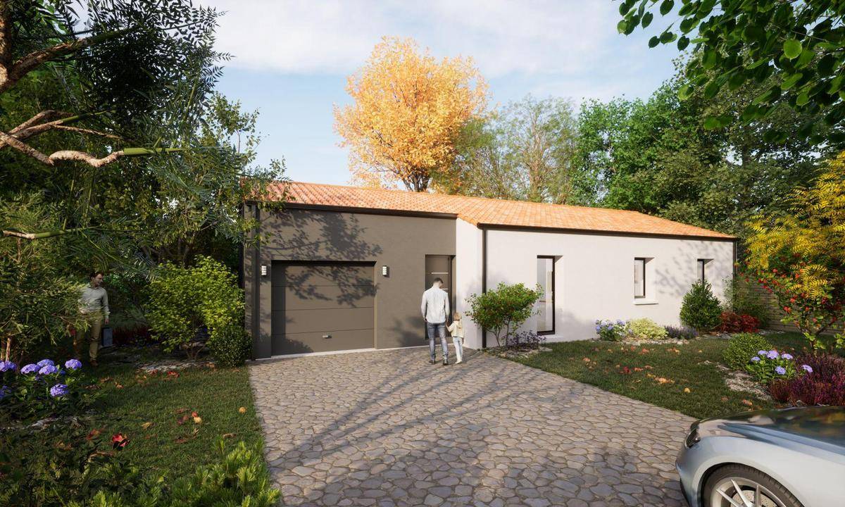 Programme terrain + maison à La Marne en Loire-Atlantique (44) de 870 m² à vendre au prix de 260210€ - 1