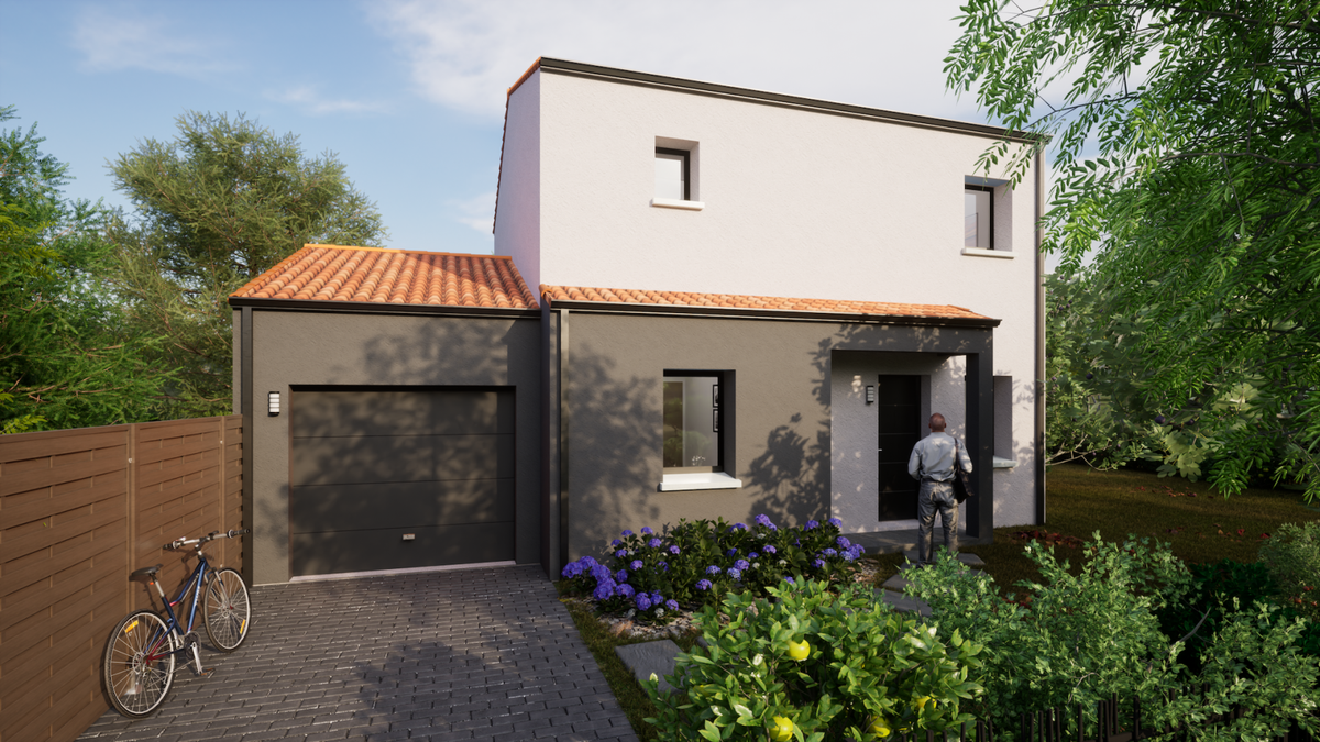 Programme terrain + maison à Antigny en Vendée (85) de 757 m² à vendre au prix de 238410€ - 1
