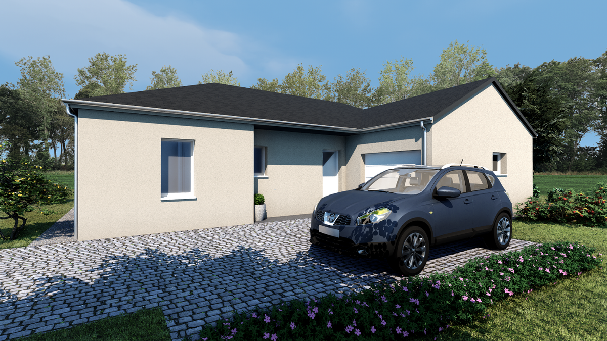 Programme terrain + maison à Colombiès en Aveyron (12) de 845 m² à vendre au prix de 213280€ - 1