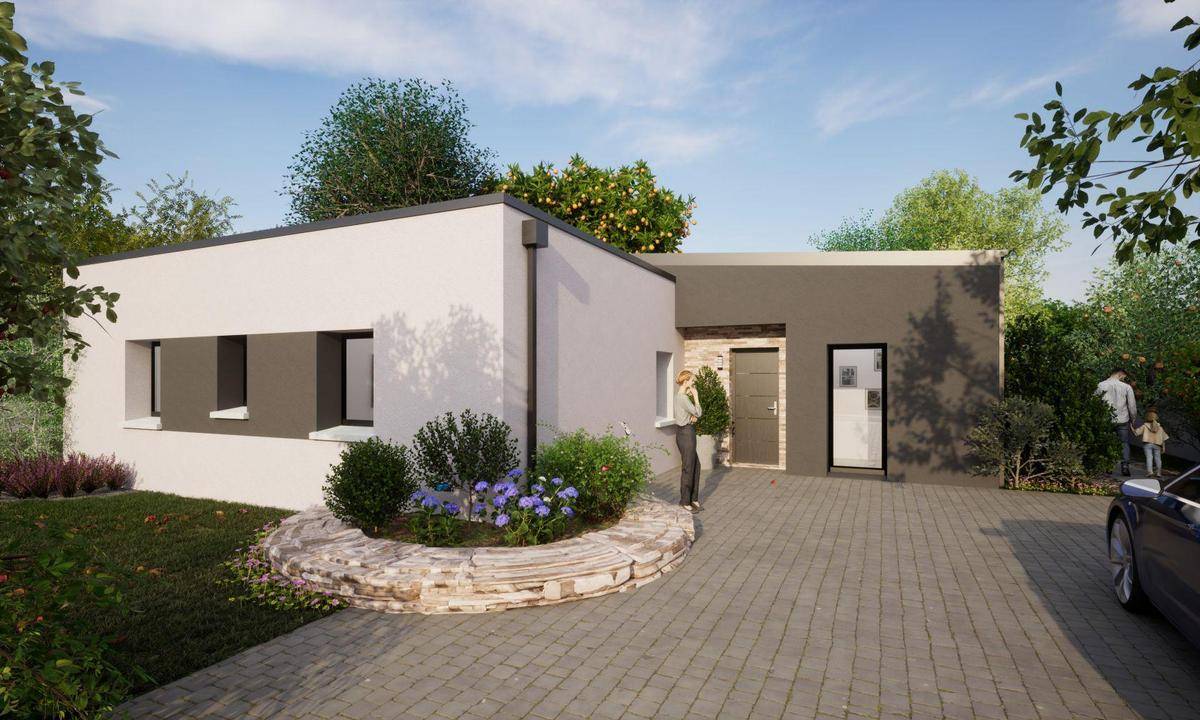 Programme terrain + maison à Derval en Loire-Atlantique (44) de 604 m² à vendre au prix de 290000€ - 1