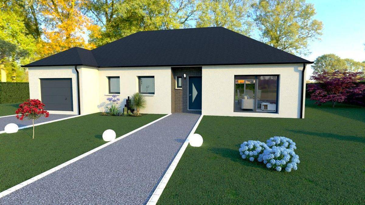 Programme terrain + maison à Herleville en Somme (80) de 2260 m² à vendre au prix de 290376€ - 1