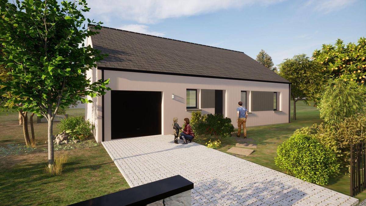Programme terrain + maison à Brissac Loire Aubance en Maine-et-Loire (49) de 589 m² à vendre au prix de 215325€ - 1