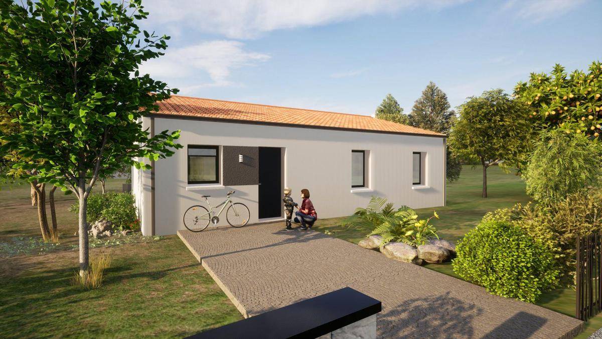 Programme terrain + maison à La Marne en Loire-Atlantique (44) de 870 m² à vendre au prix de 238750€ - 1