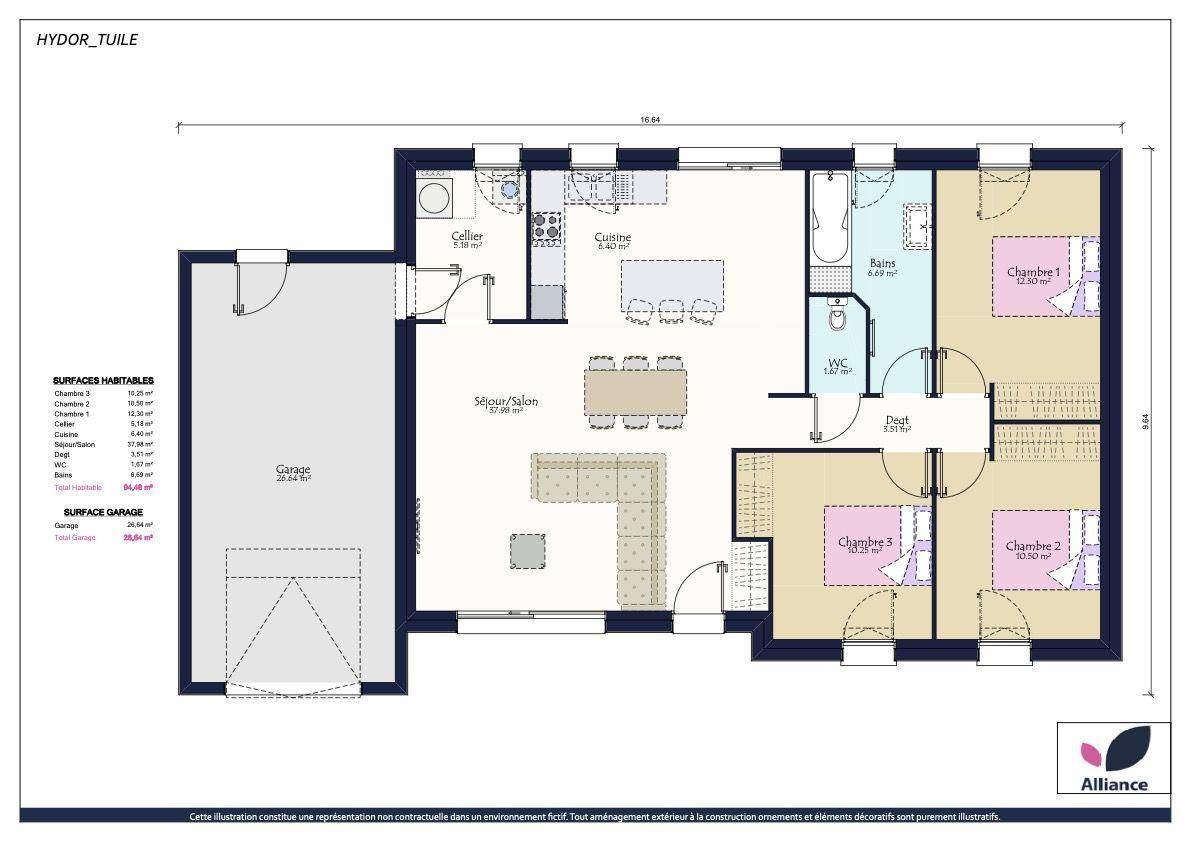 Programme terrain + maison à La Marne en Loire-Atlantique (44) de 870 m² à vendre au prix de 275140€ - 3