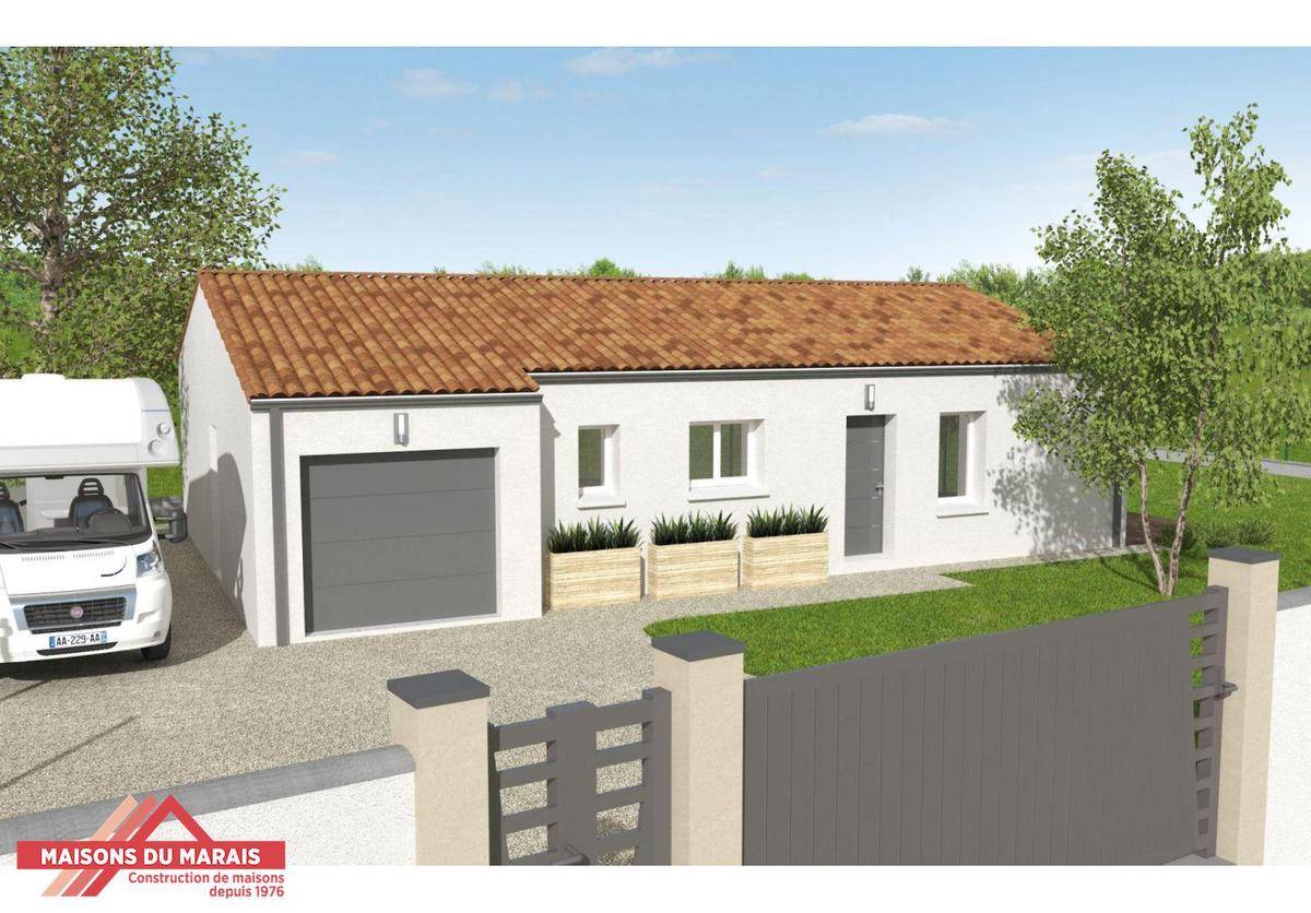 Programme terrain + maison à Celles-sur-Belle en Deux-Sèvres (79) de 536 m² à vendre au prix de 197916€ - 1