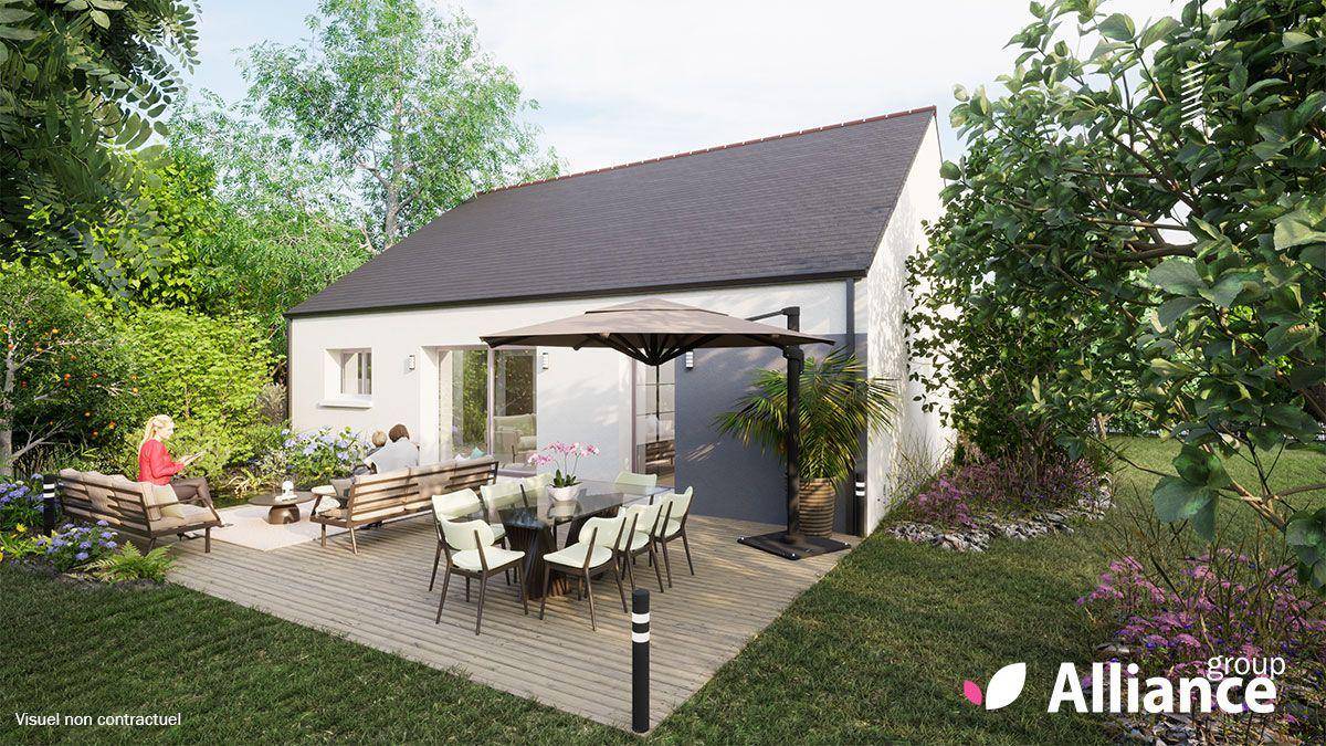 Programme terrain + maison à Val d'Erdre-Auxence en Maine-et-Loire (49) de 350 m² à vendre au prix de 209866€ - 2