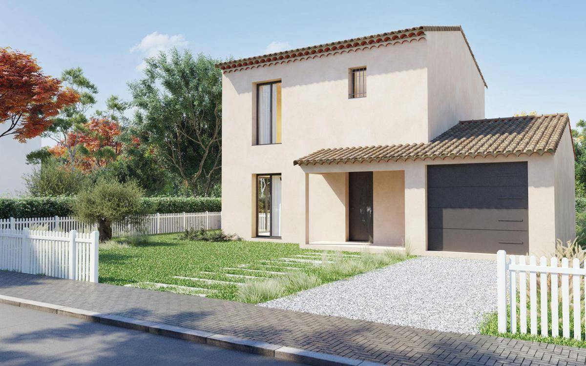 Programme terrain + maison à Pélissanne en Bouches-du-Rhône (13) de 424 m² à vendre au prix de 400000€ - 1