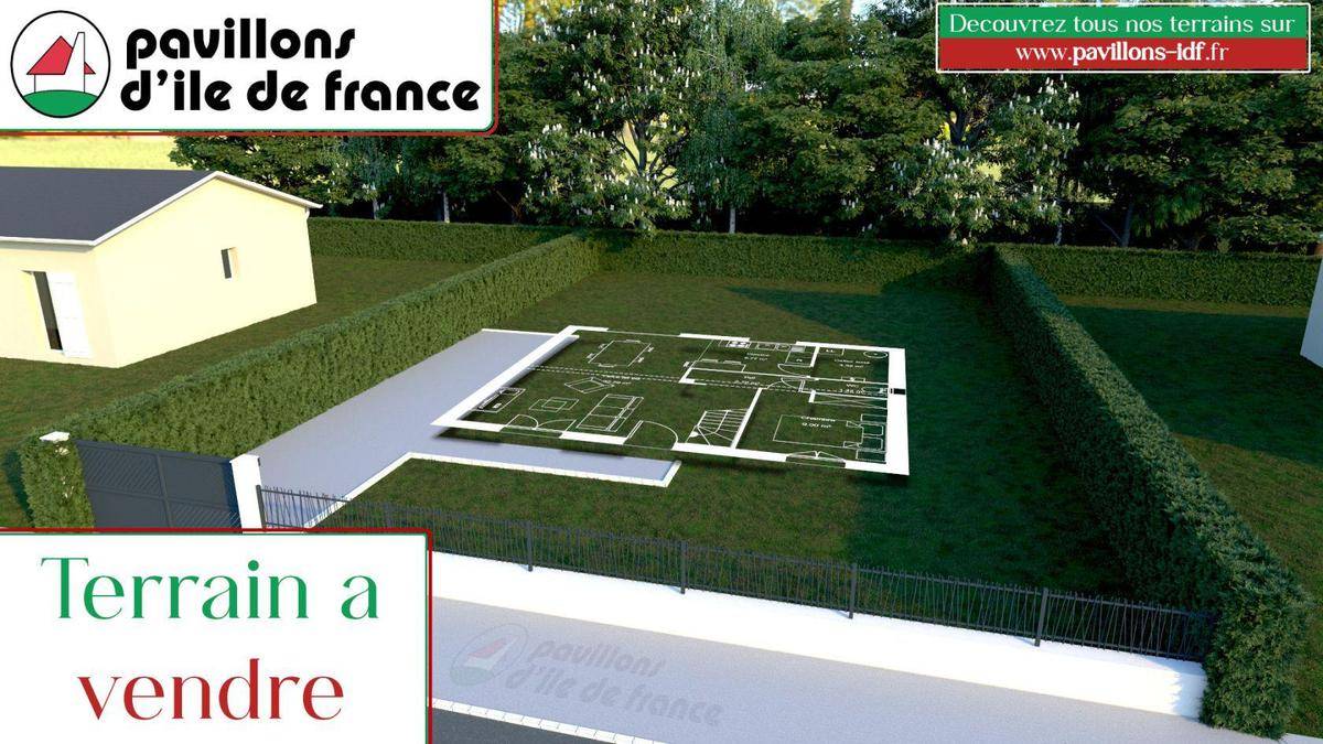 Terrain seul à Froissy en Oise (60) de 1380 m² à vendre au prix de 54000€ - 2