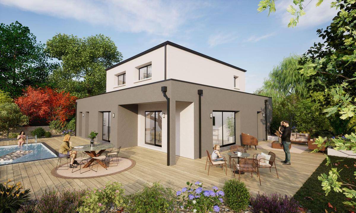 Programme terrain + maison à Vezins en Maine-et-Loire (49) de 463 m² à vendre au prix de 352990€ - 2