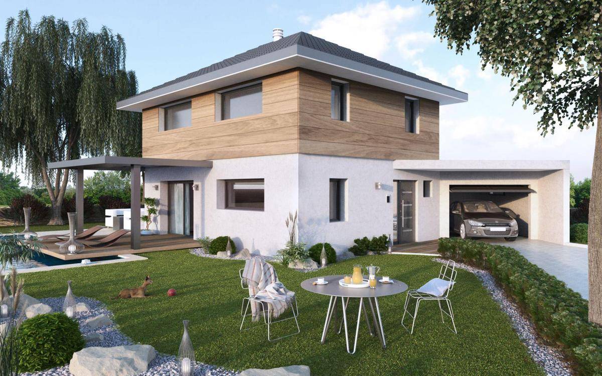 Programme terrain + maison à Savigny en Haute-Savoie (74) de 786 m² à vendre au prix de 619600€ - 1