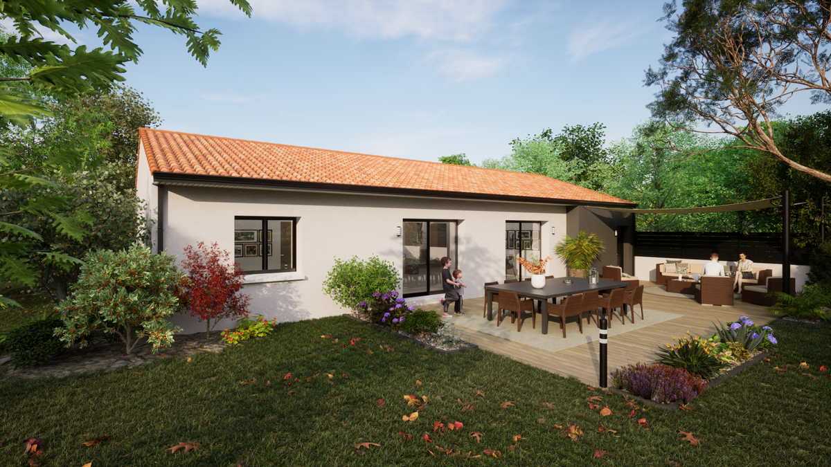 Programme terrain + maison à La Marne en Loire-Atlantique (44) de 870 m² à vendre au prix de 280500€ - 2