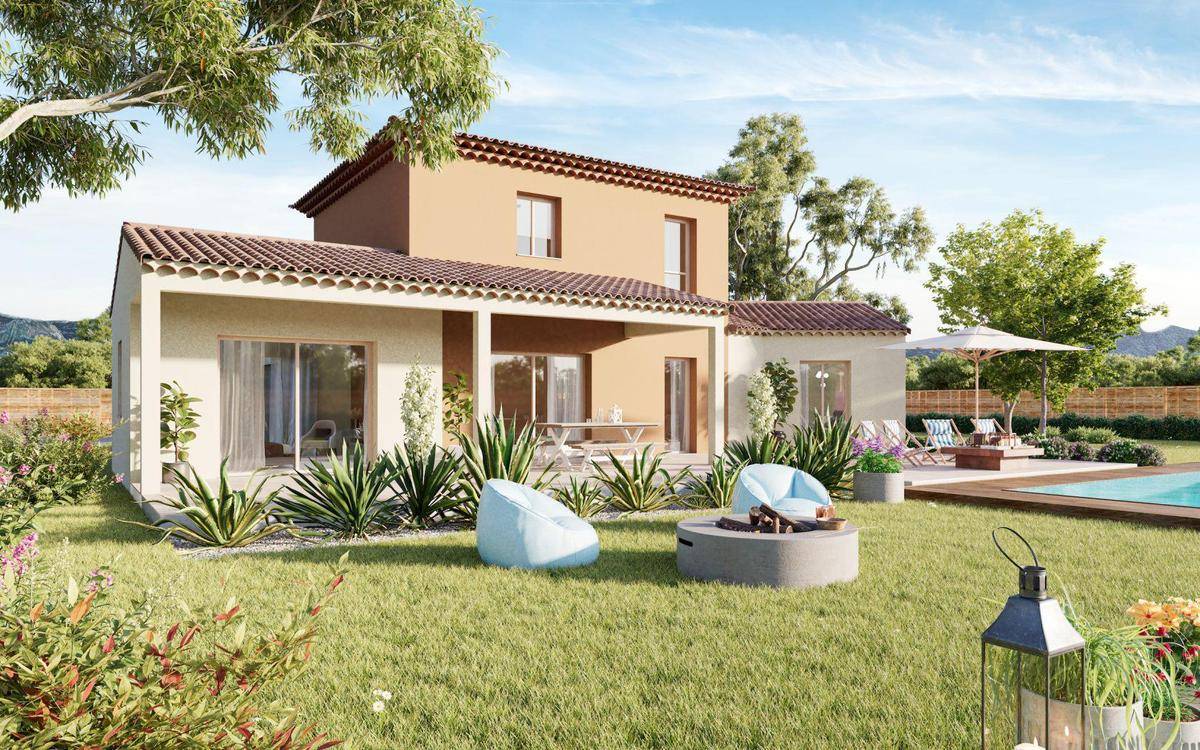 Programme terrain + maison à Salon-de-Provence en Bouches-du-Rhône (13) de 580 m² à vendre au prix de 444855€ - 1