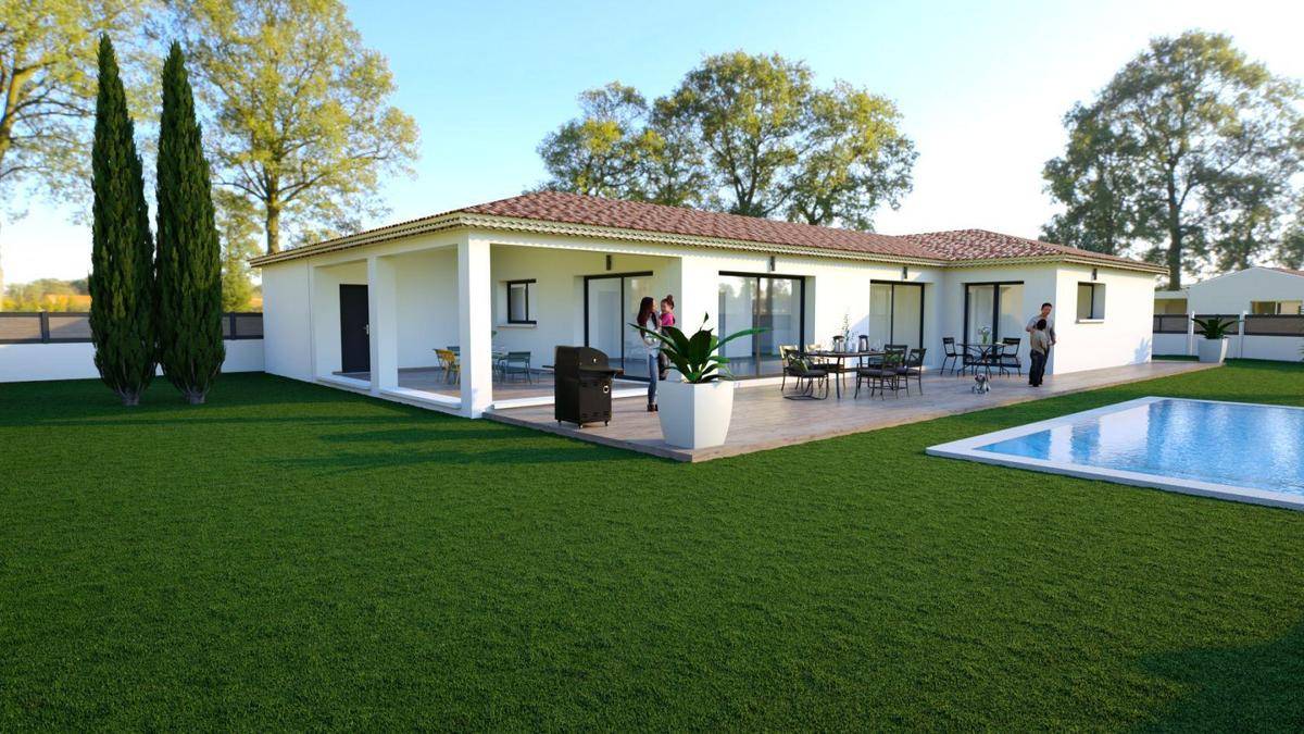 Programme terrain + maison à Pourrières en Var (83) de 507 m² à vendre au prix de 439000€ - 2