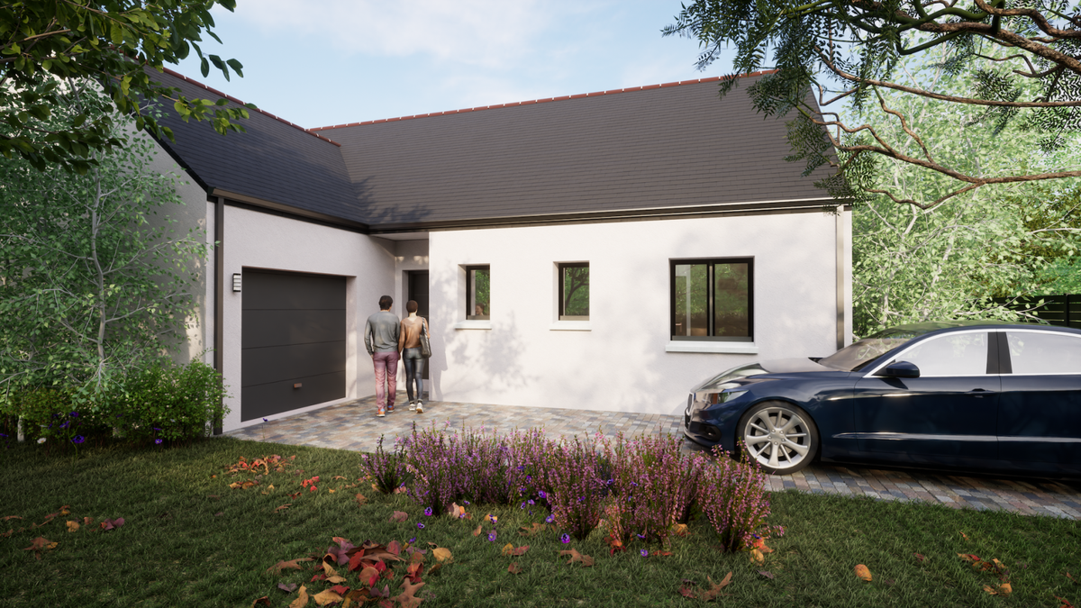 Programme terrain + maison à Treillières en Loire-Atlantique (44) de 300 m² à vendre au prix de 328500€ - 1