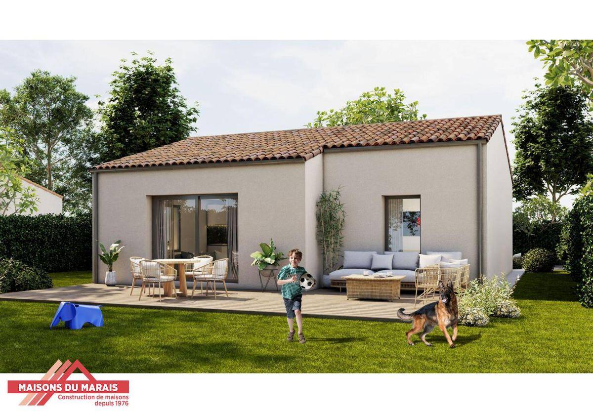 Programme terrain + maison à Vouillé en Deux-Sèvres (79) de 428 m² à vendre au prix de 175000€ - 1