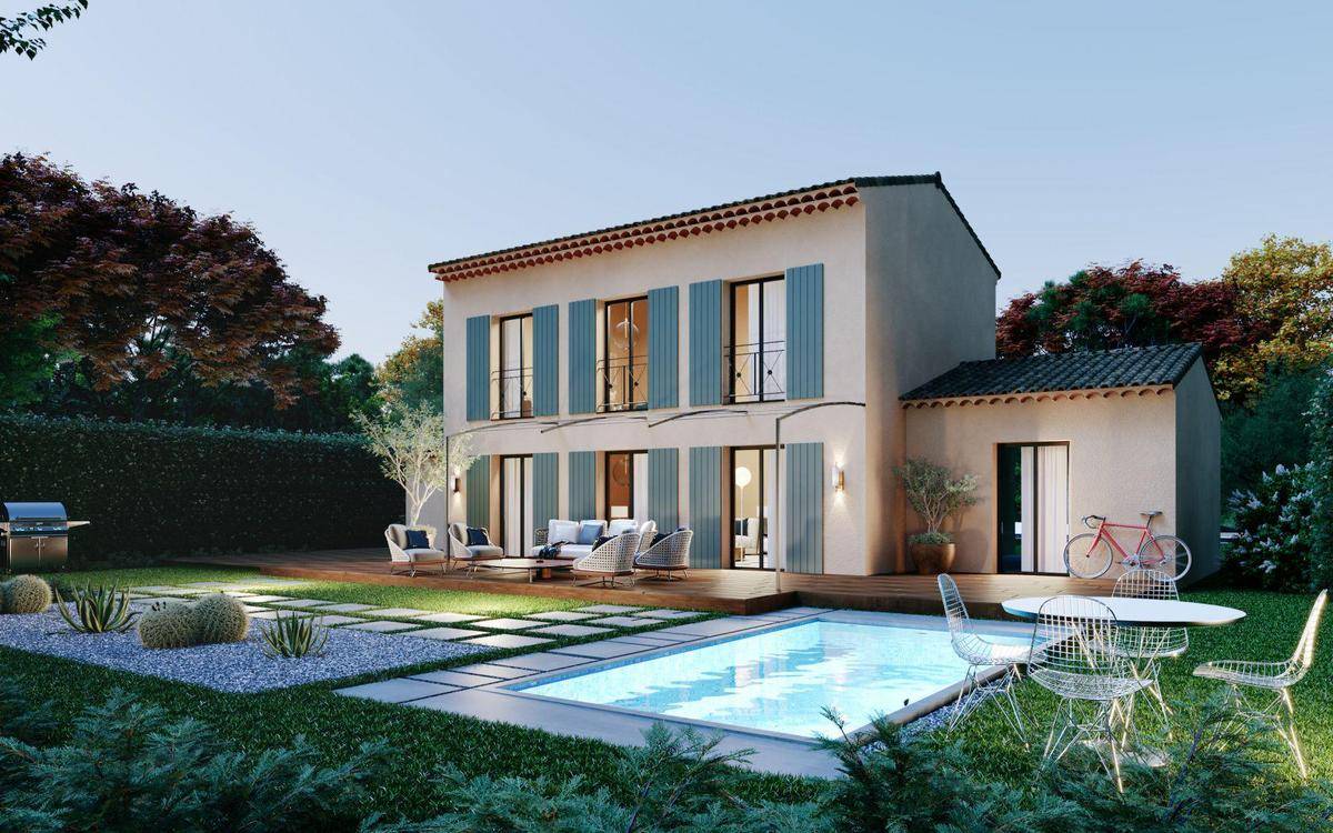 Programme terrain + maison à Pélissanne en Bouches-du-Rhône (13) de 950 m² à vendre au prix de 620000€ - 1