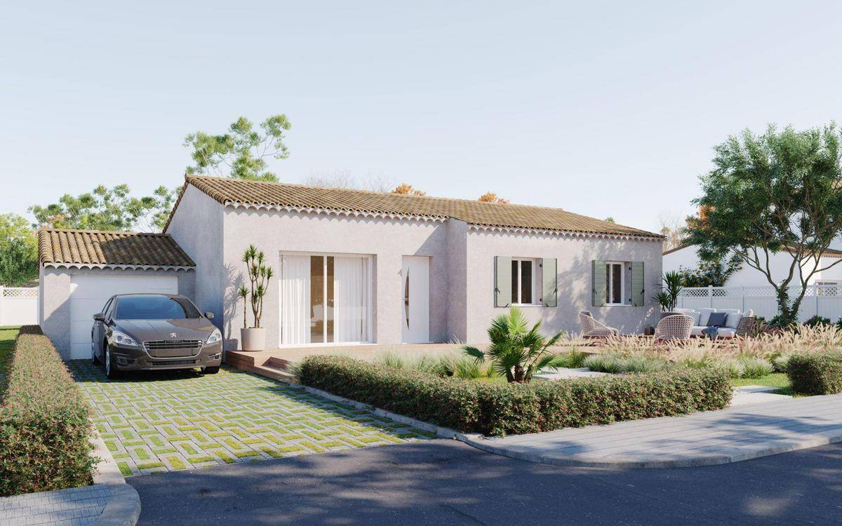 Programme terrain + maison à Saint-Mitre-les-Remparts en Bouches-du-Rhône (13) de 464 m² à vendre au prix de 449870€ - 1
