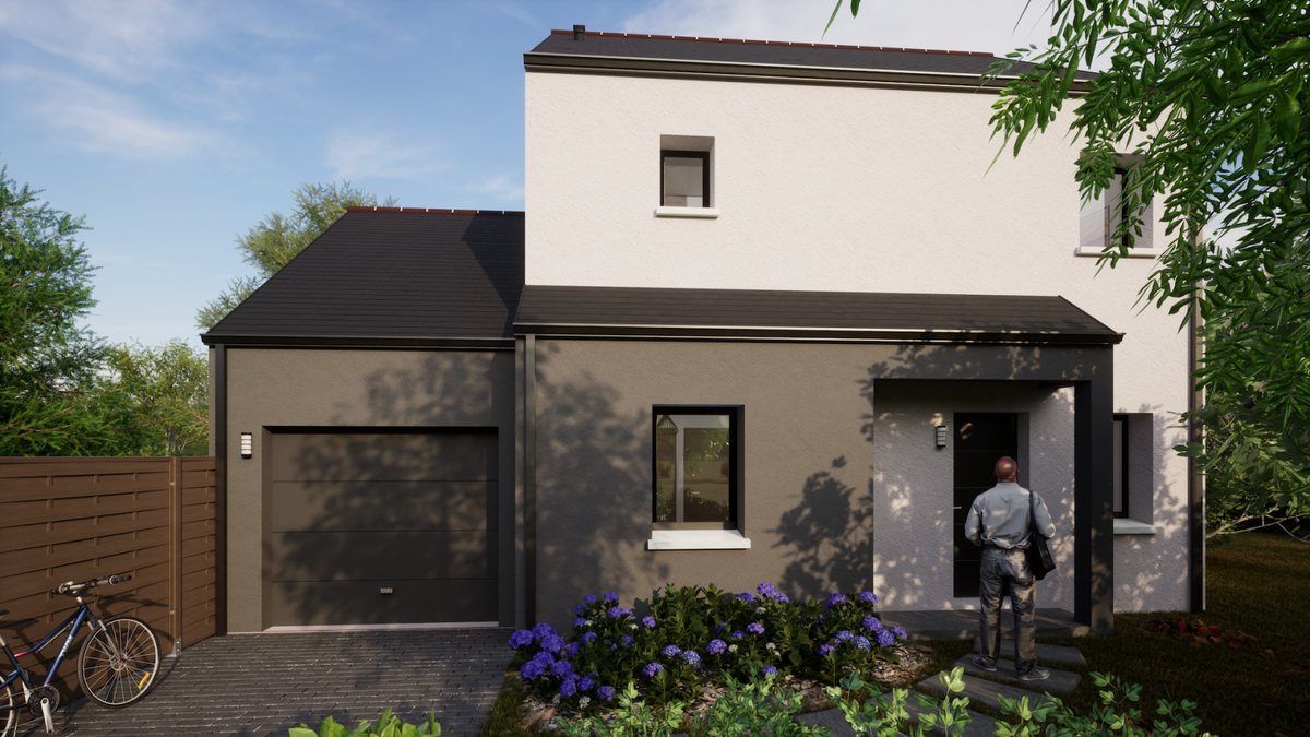 Programme terrain + maison à La Possonnière en Maine-et-Loire (49) de 470 m² à vendre au prix de 283880€ - 2